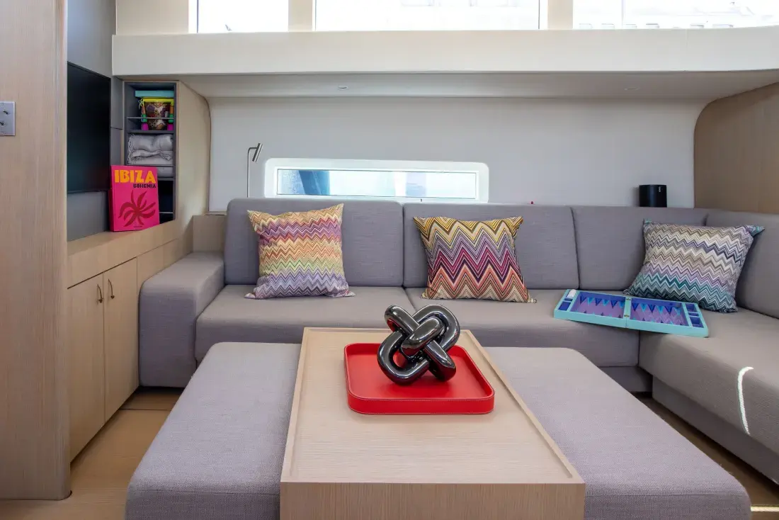 Sailing Yacht W, interior, below deck