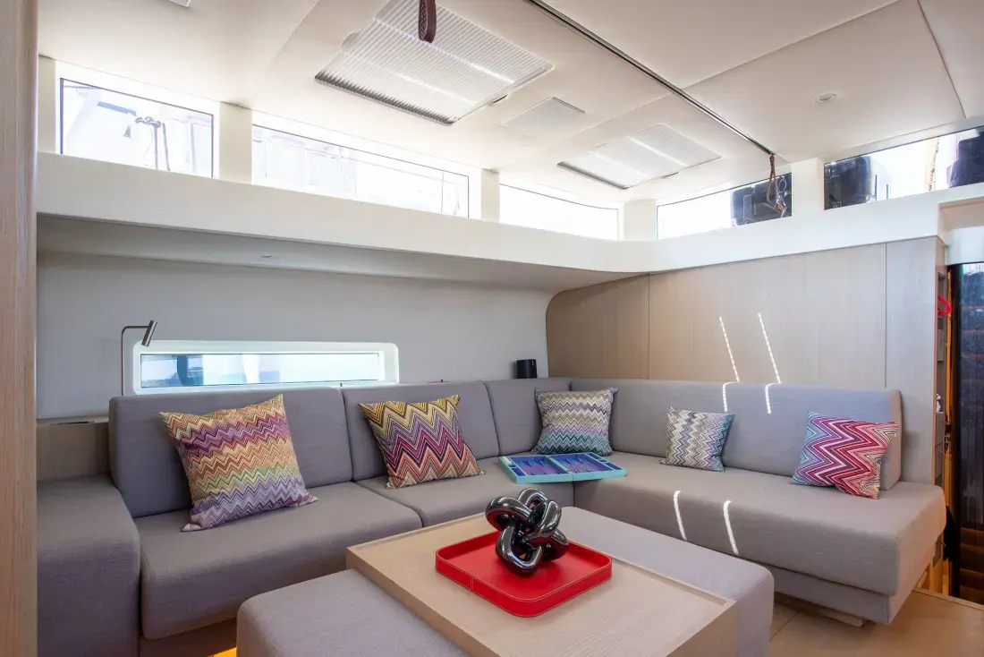 Sailing Yacht W, interior, below deck