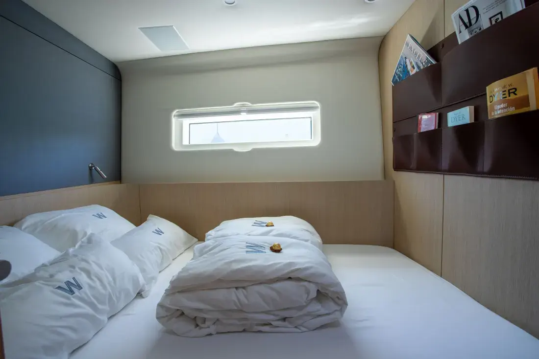 Sailing Yacht W, interior, below deck