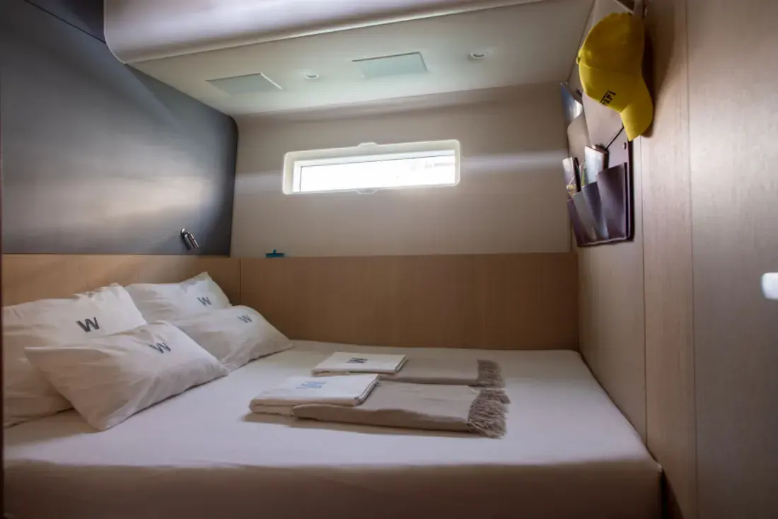 Sailing Yacht W, interior, below deck