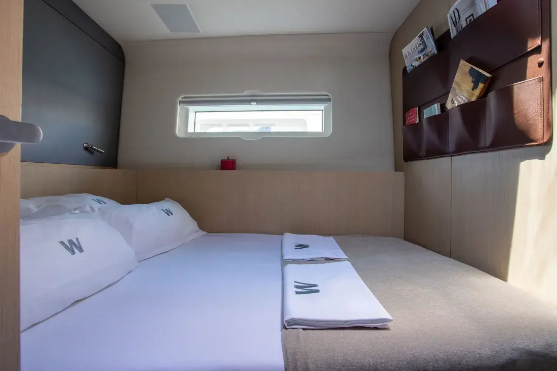 Sailing Yacht W, interior, below deck